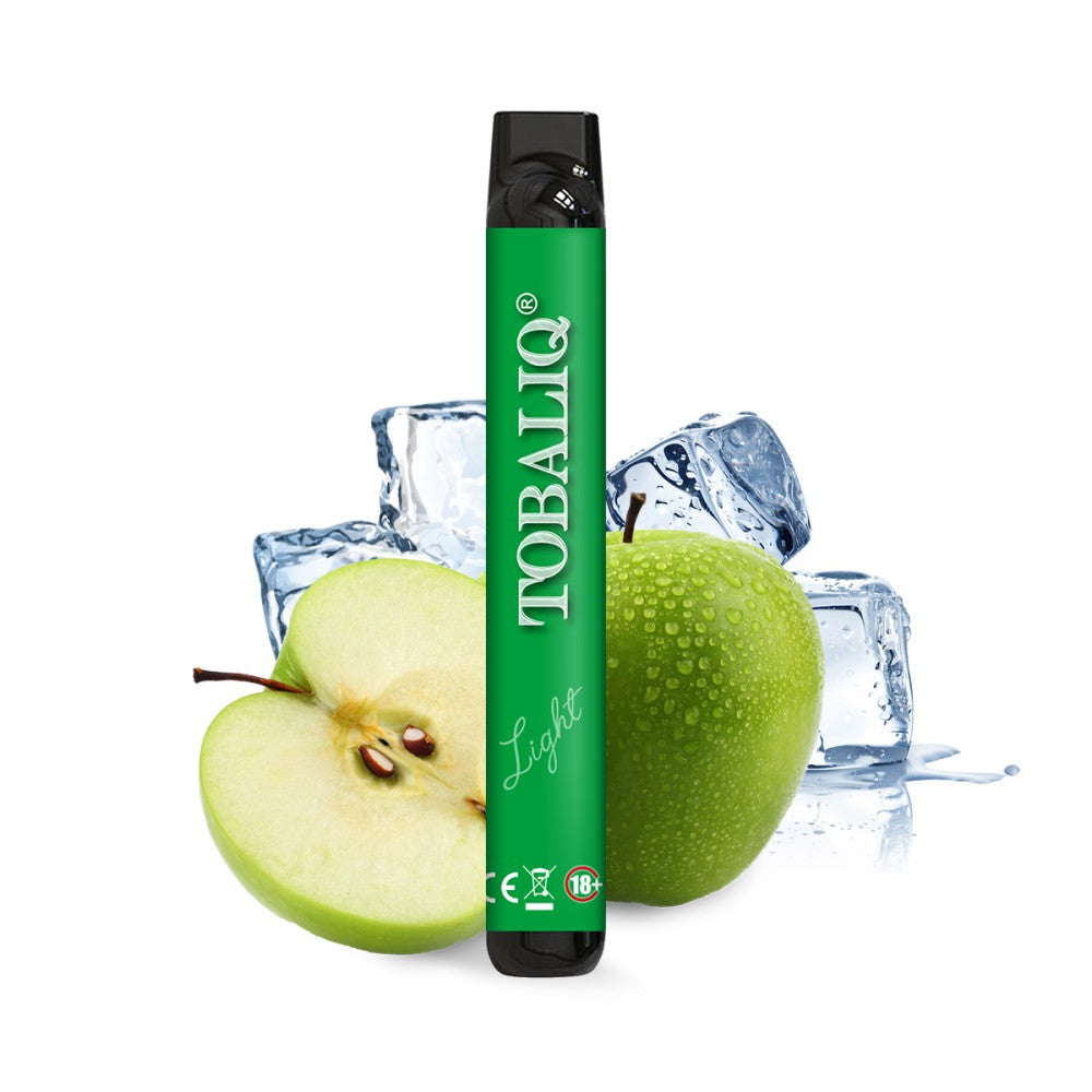 TobaliQ E-Shisha 10mg Nikotin 600 Puffs Apple ICE