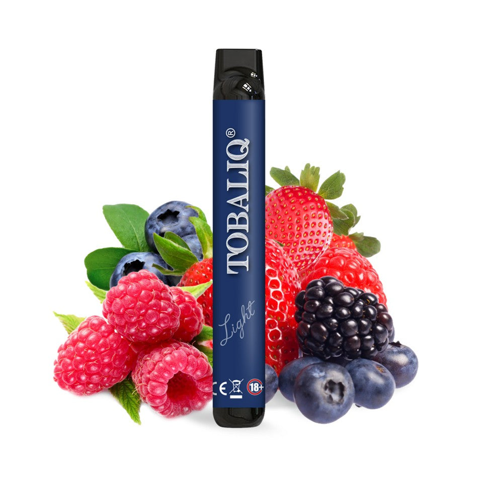 TobaliQ E-Shisha 10mg Nikotin 600 Puffs Mix Berry