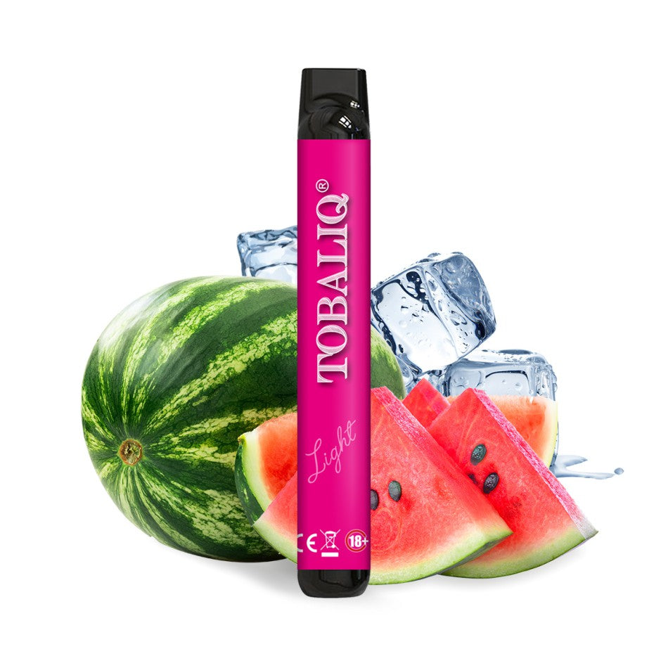 TobaliQ E-Shisha 10mg Nikotin 600 Puffs Watermelon ICE