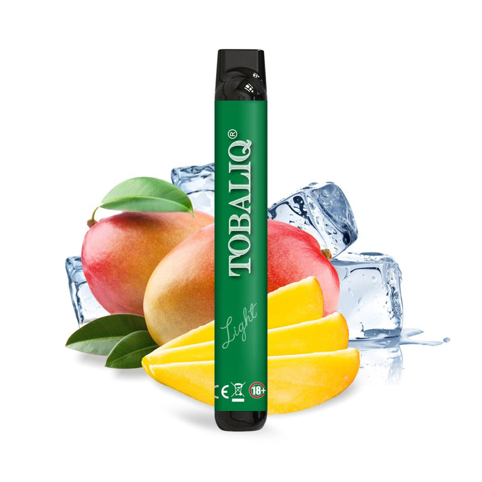 TobaliQ  E-Shisha 10mg Nikotin 600 Puffs Mango ICE