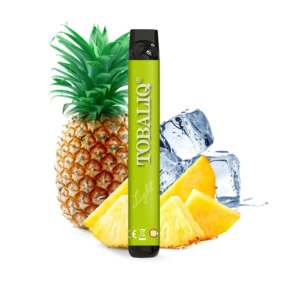 TobaliQ  E-Shisha 10mg Nikotin 600 Puffs Pineapple ICE